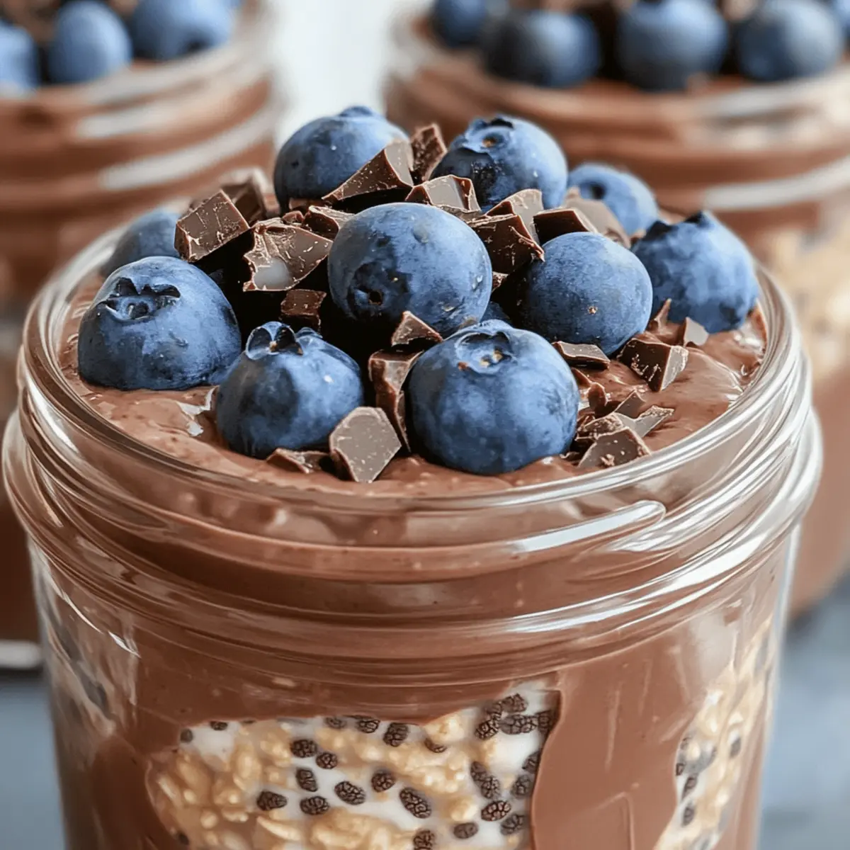 Chocolate Chia Overnight Oats