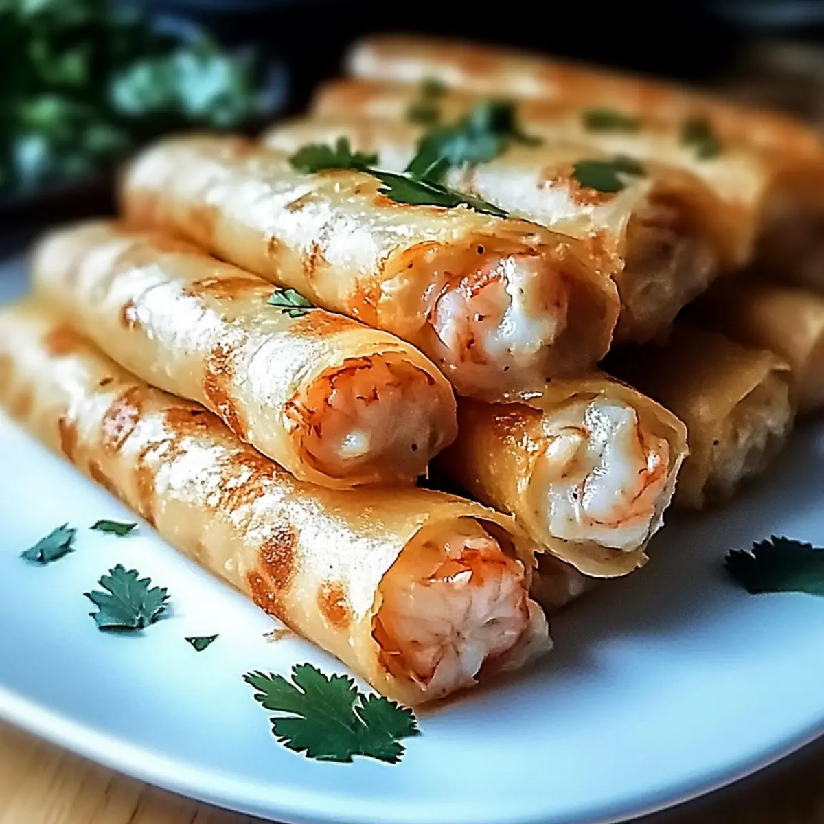 Crab And Shrimp Queso Taquitos