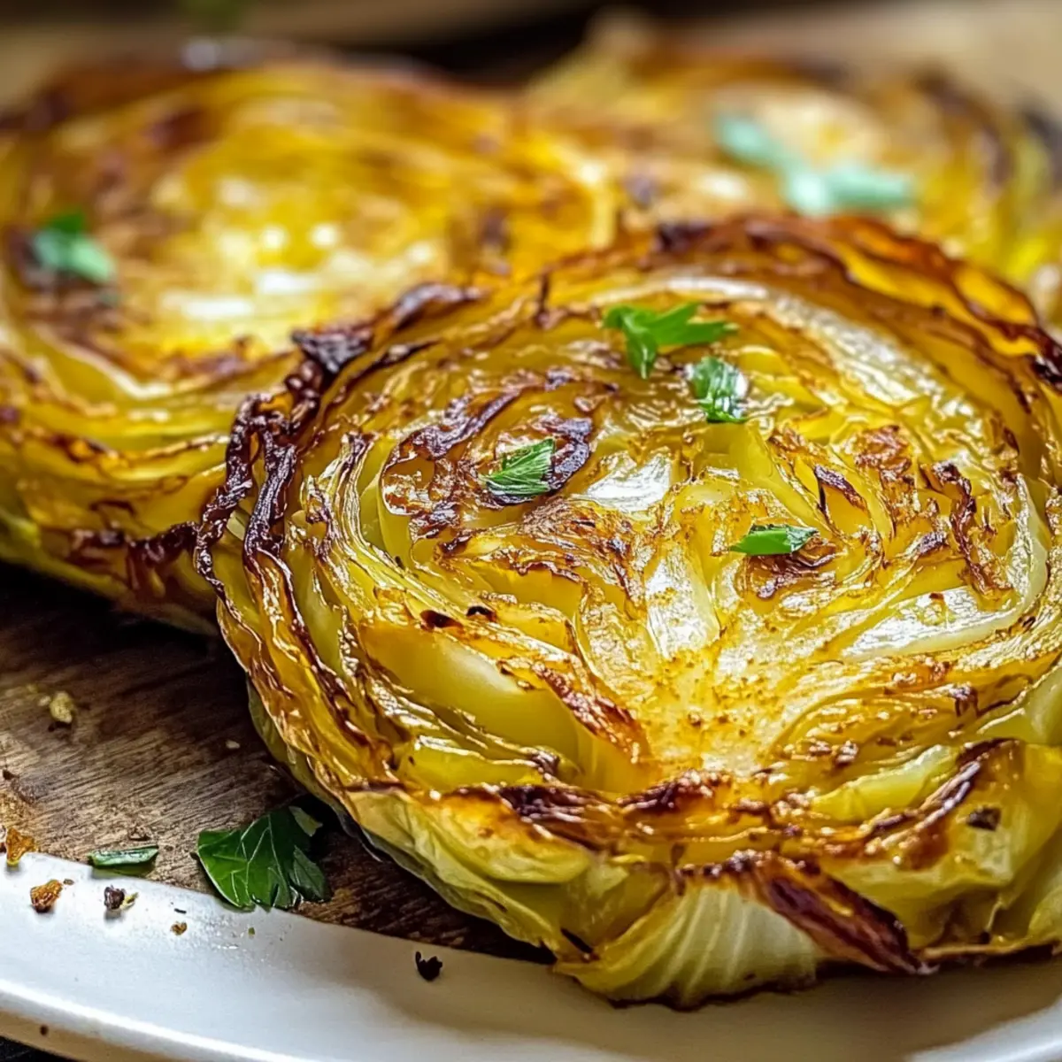 Roasted Cabbage Steaks