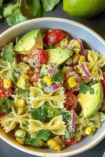 Cilantro Lime Pasta Salad