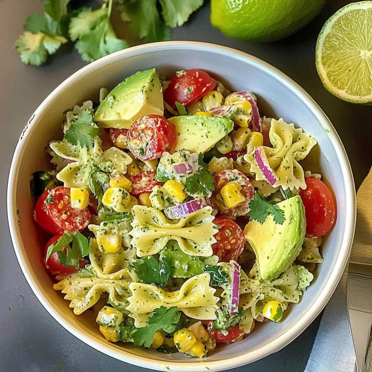 Cilantro Lime Pasta Salad
