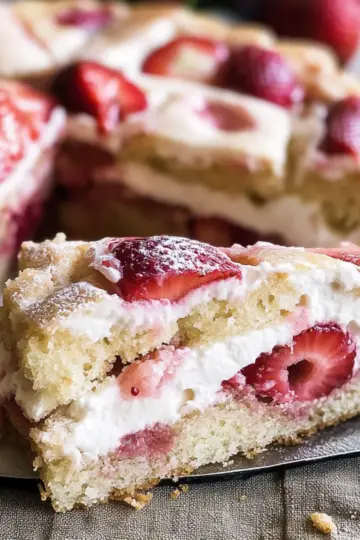 Spring Strawberry Cakes