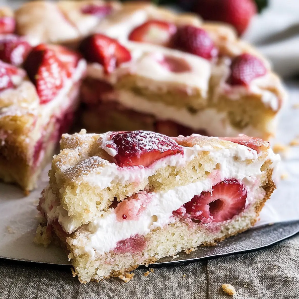 Spring Strawberry Cakes
