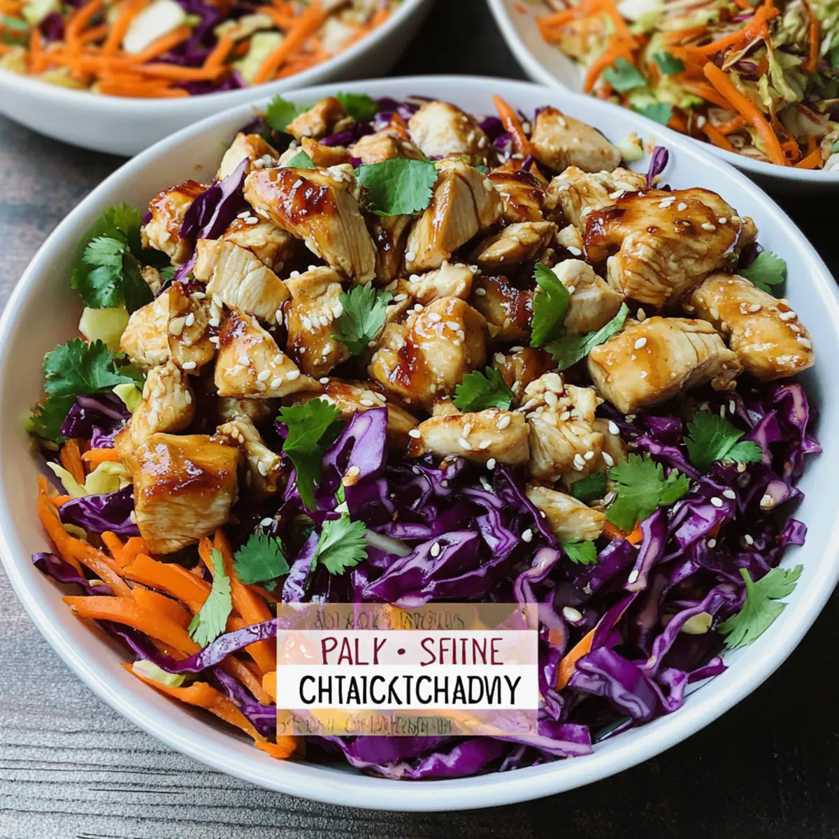 Sesame Chicken Chopped Salad