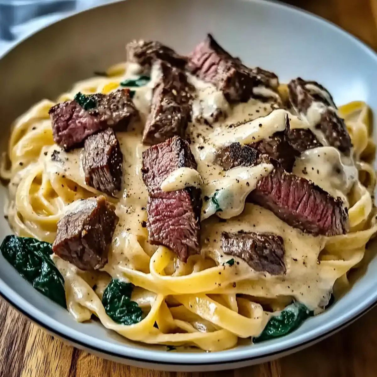 Creamy Steak Pasta