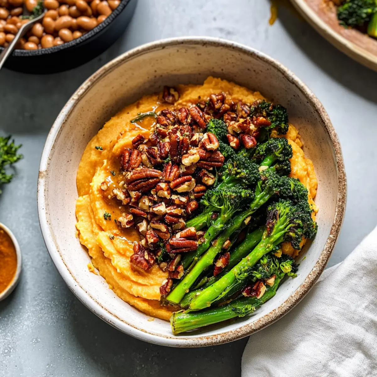 Miso Tahini Whipped Sweet Potato