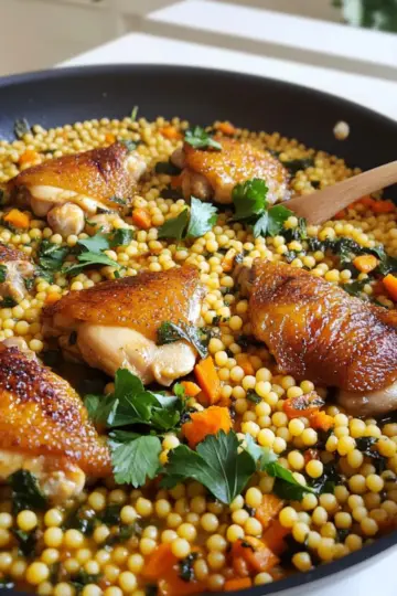 One-pan Chicken and Couscous