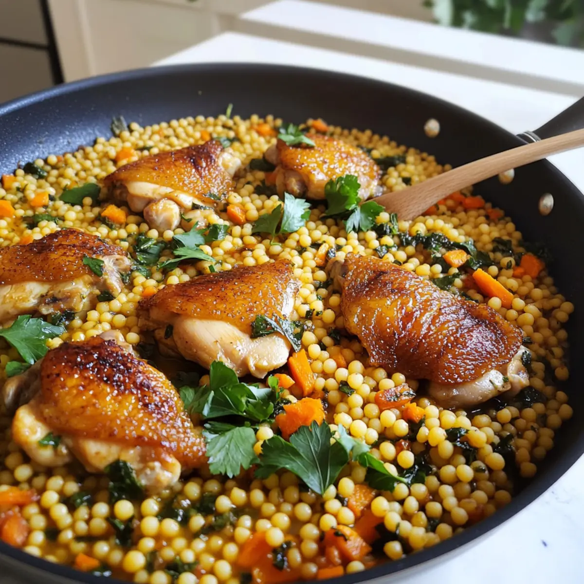 One-pan Chicken and Couscous