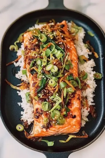 Scallion Ginger Salmon