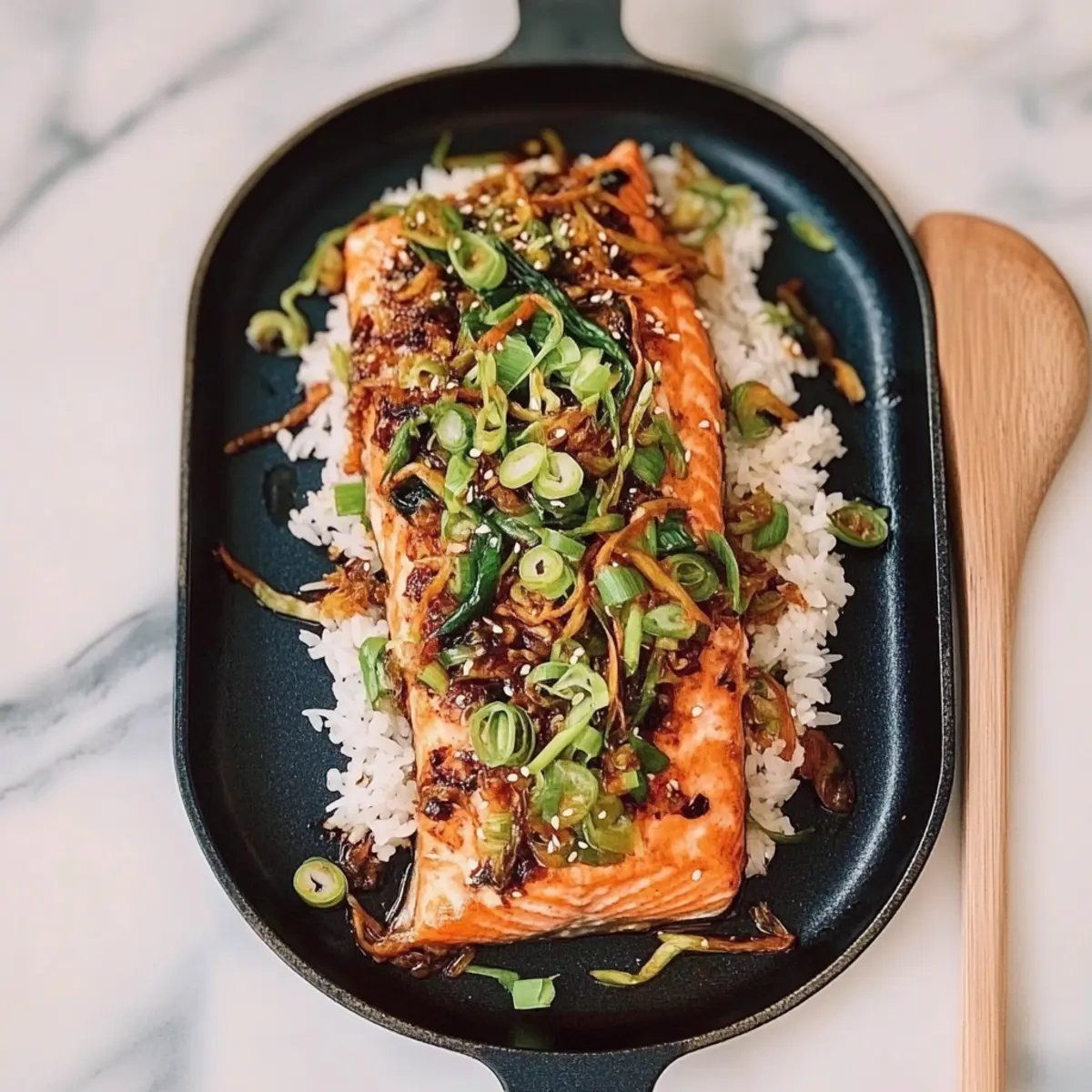 Scallion Ginger Salmon