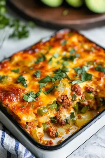 Chorizo & Potato Egg Casserole