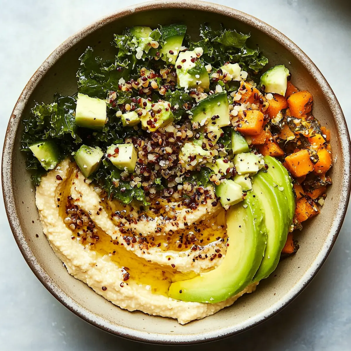 Winter Hummus Bowls