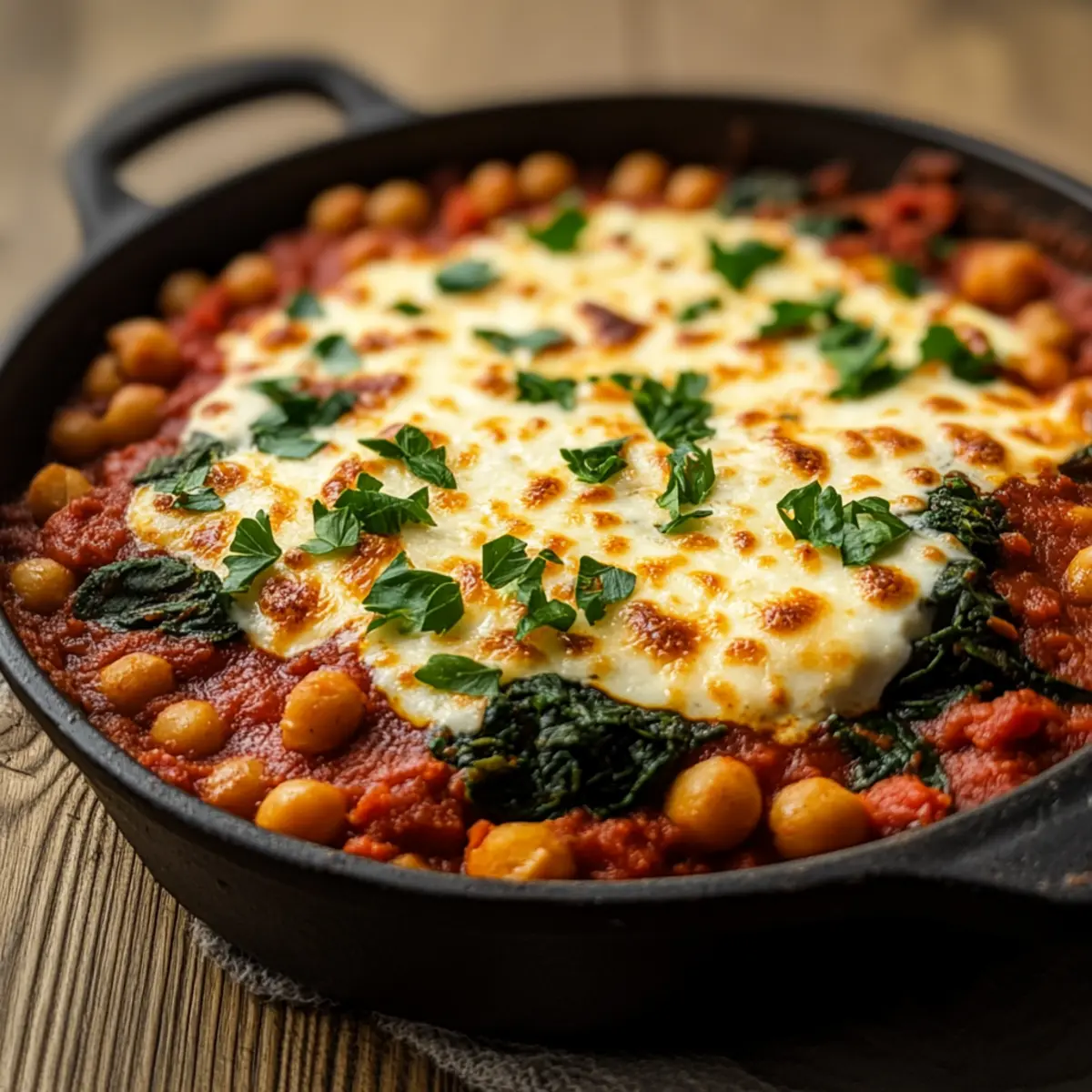 Mediterranean Chickpea Bake