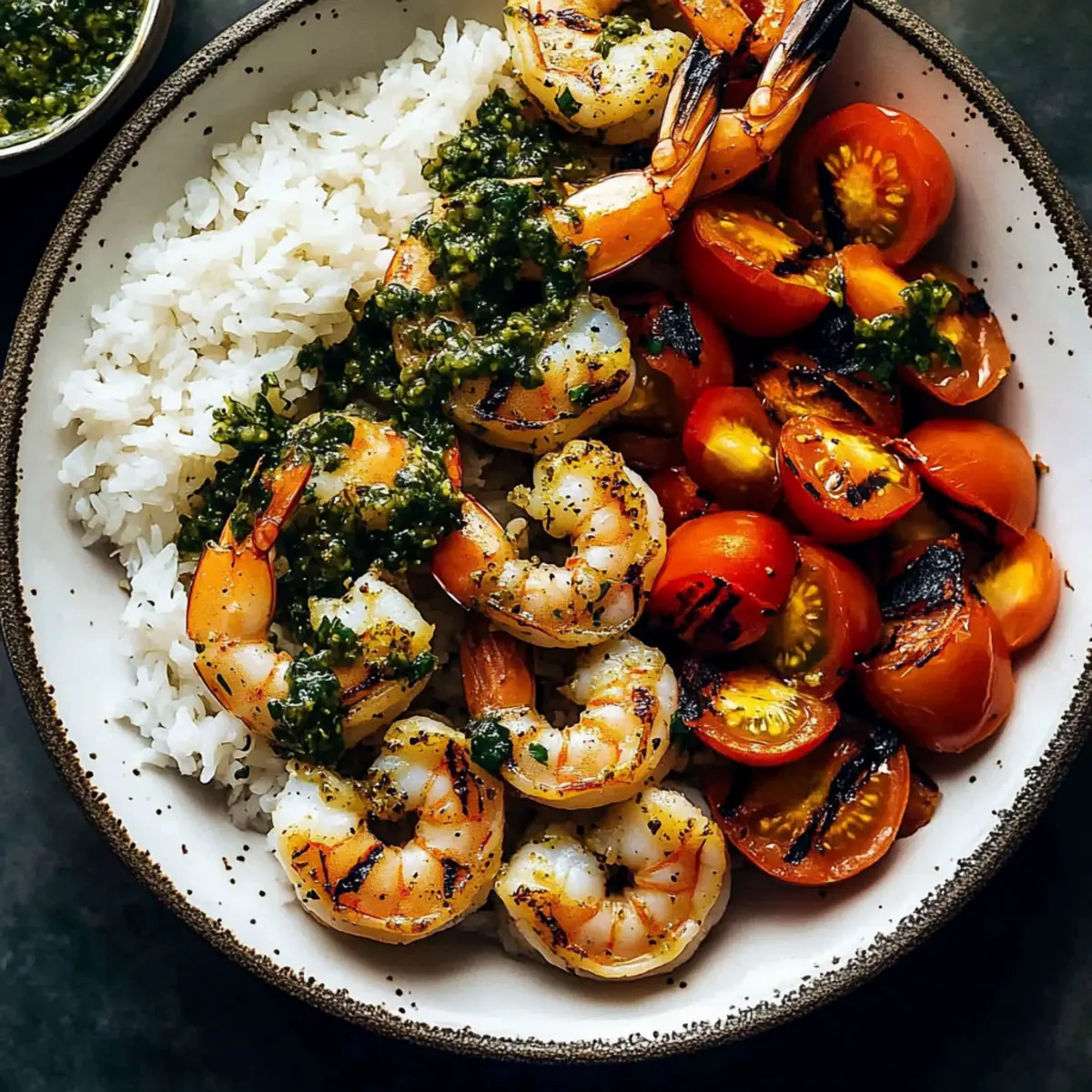 Chimichurri Shrimp with Tomatoes