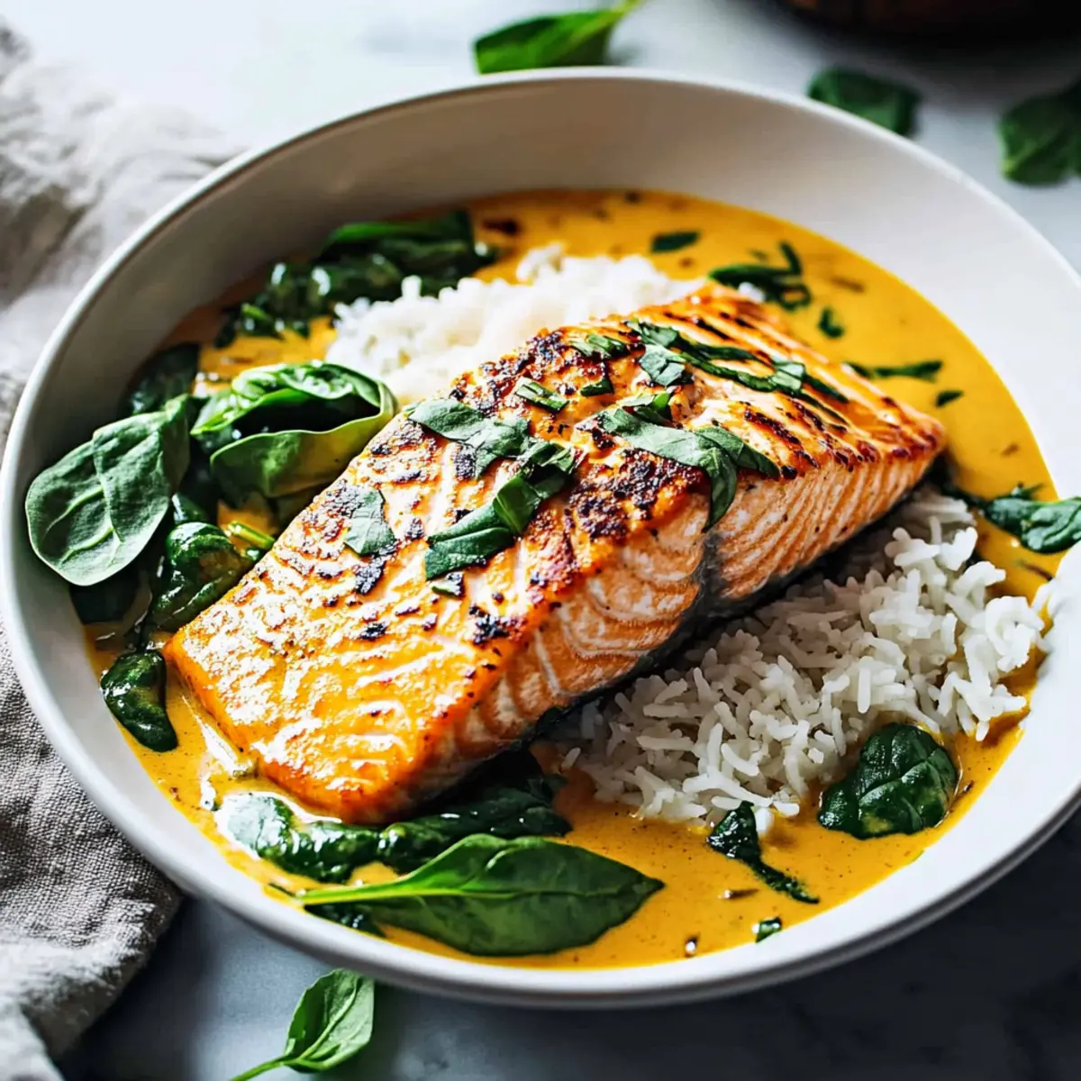 Coconut Salmon Curry
