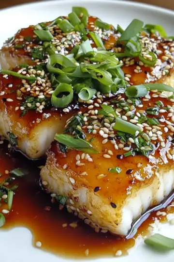 Ginger Soy Glazed Cod