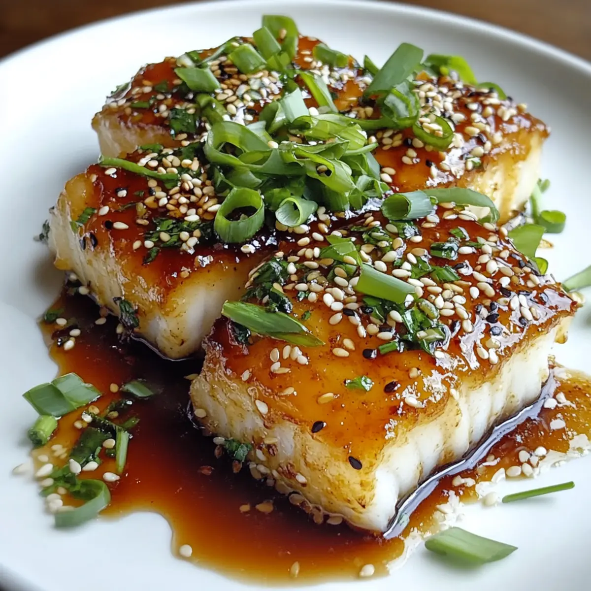 Ginger Soy Glazed Cod