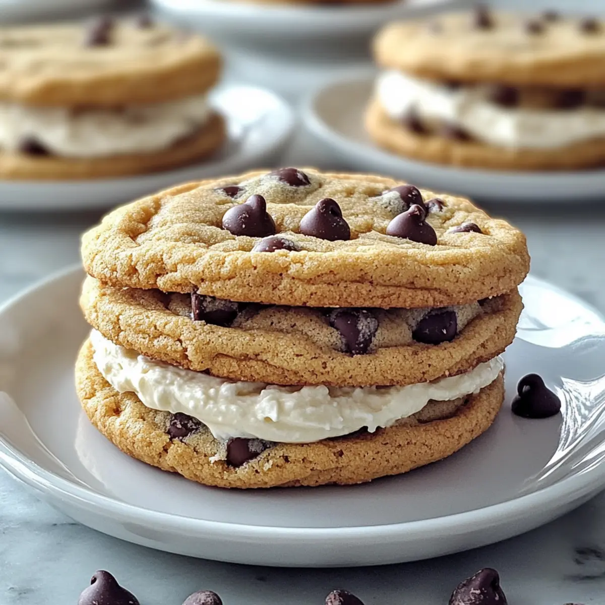 Chocolate Chip Cookie Sandwiches