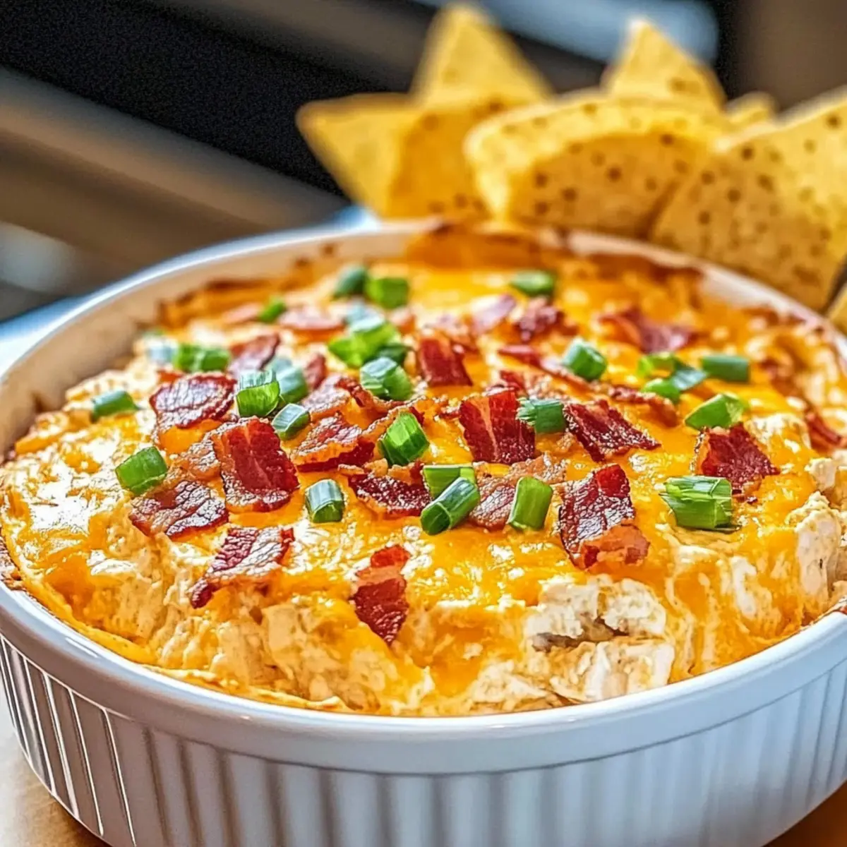 Buffalo Crack Chicken Dip