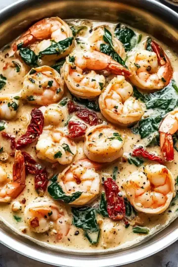 Garlic Tuscan Butter Shrimp