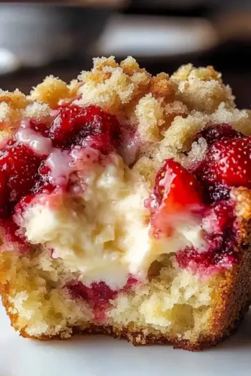 Strawberry Cream Cheese Muffins