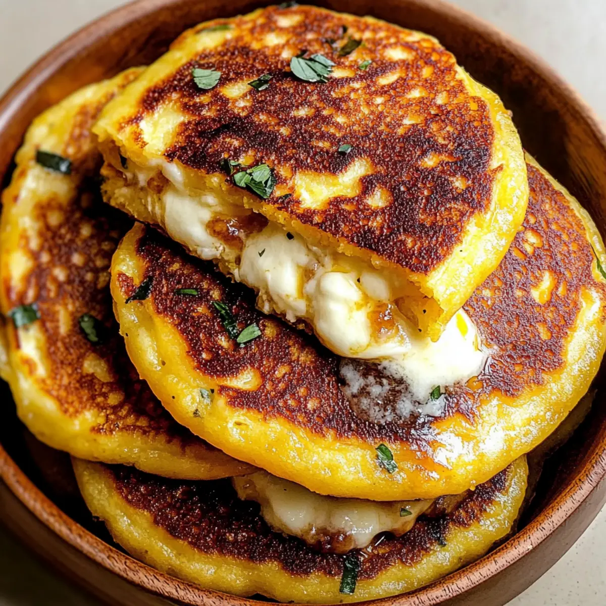 Venezuelan Sweet Corn Cachapas