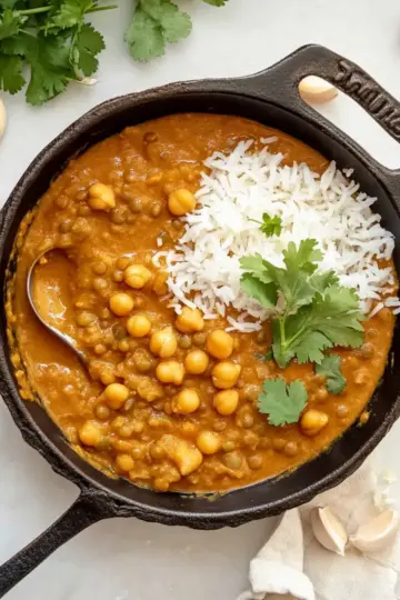 Chickpea and Lentil Curry
