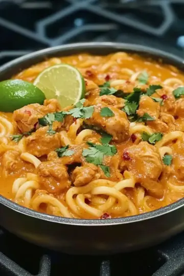 Coconut Red Curry Chicken Udon