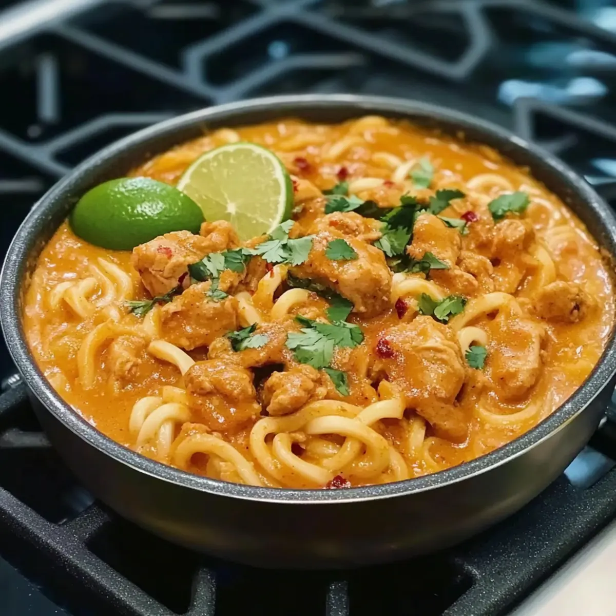 Coconut Red Curry Chicken Udon