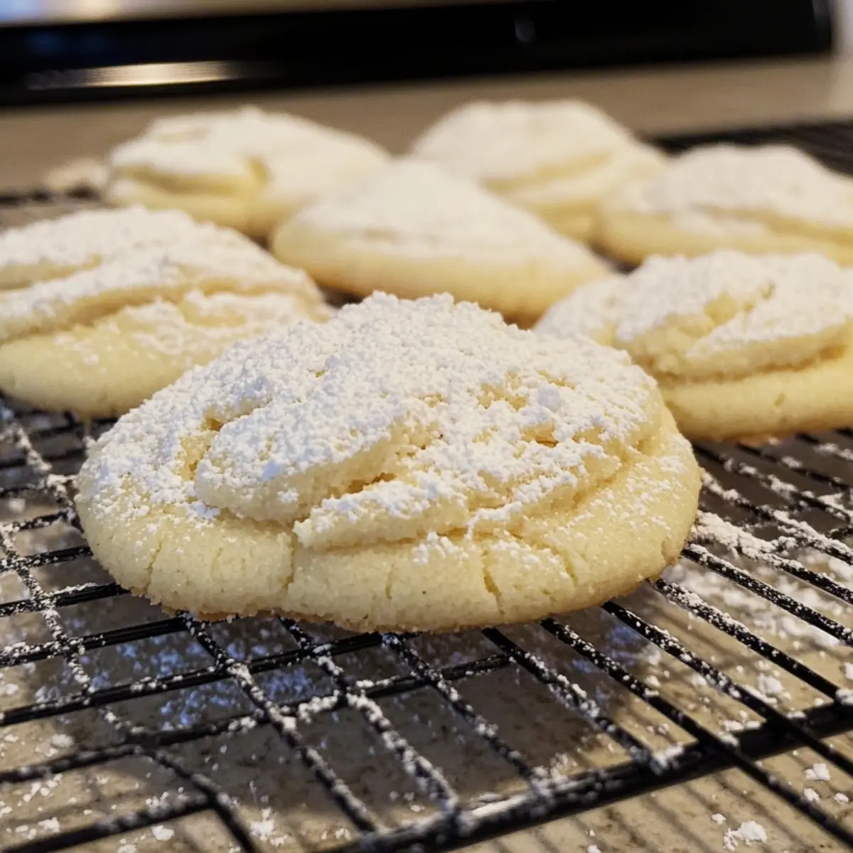 Butter Cream Cheese Almond Cookies