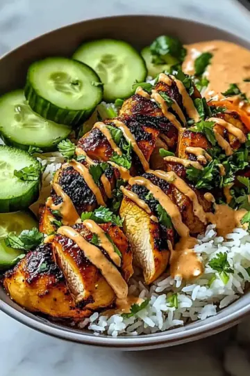 Chicken Bowl Coconut Lime Drizzle