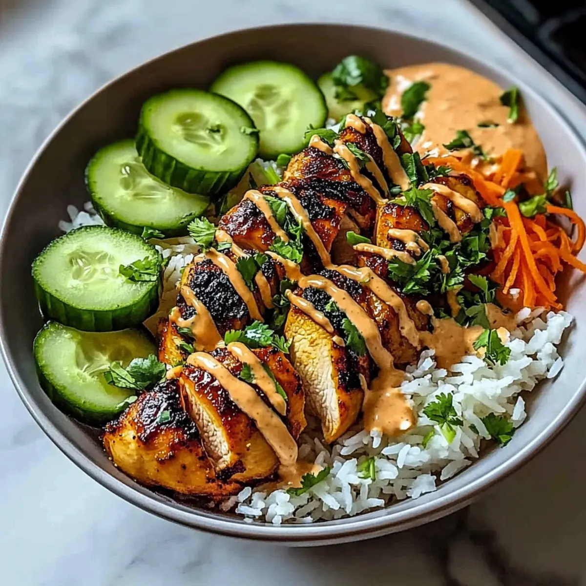 Chicken Bowl Coconut Lime Drizzle