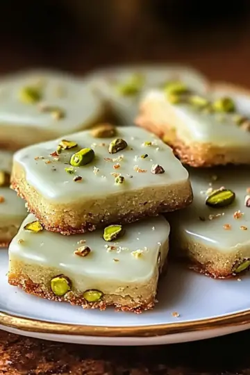 Pistachio Shortbread Cookies