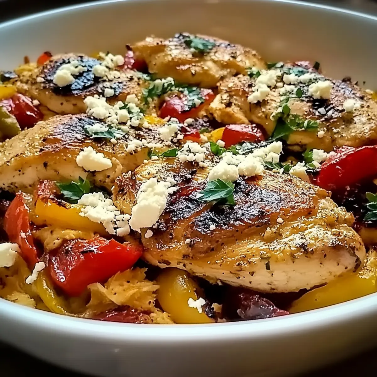 Savory Greek Chicken Casserole