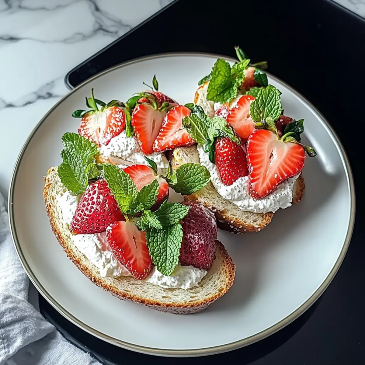 Strawberry Tea Sandwiches