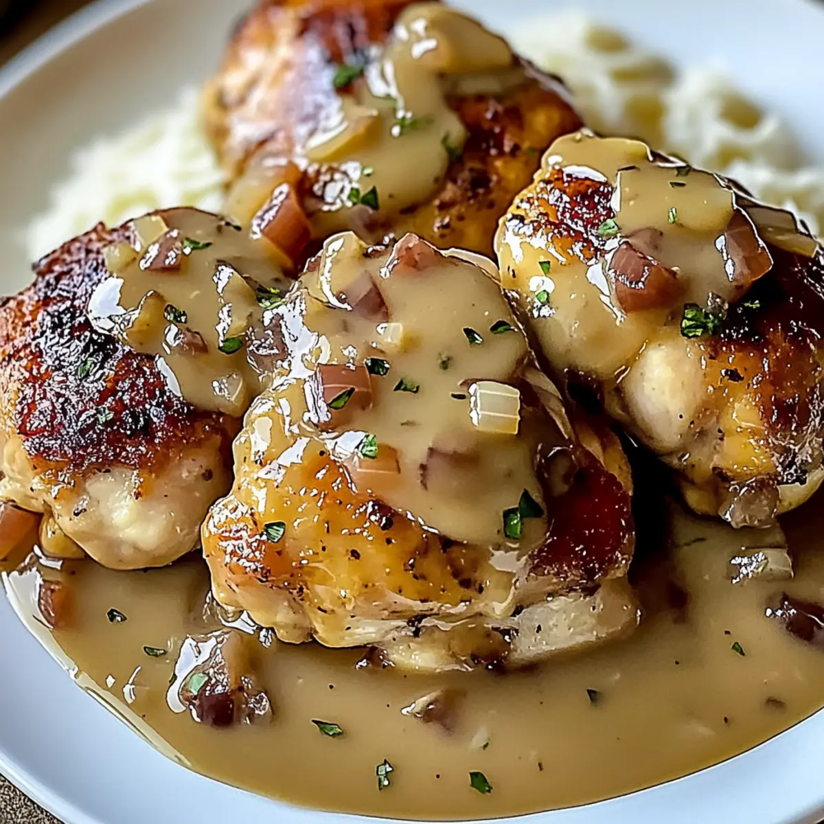 Juicy Smothered Chicken