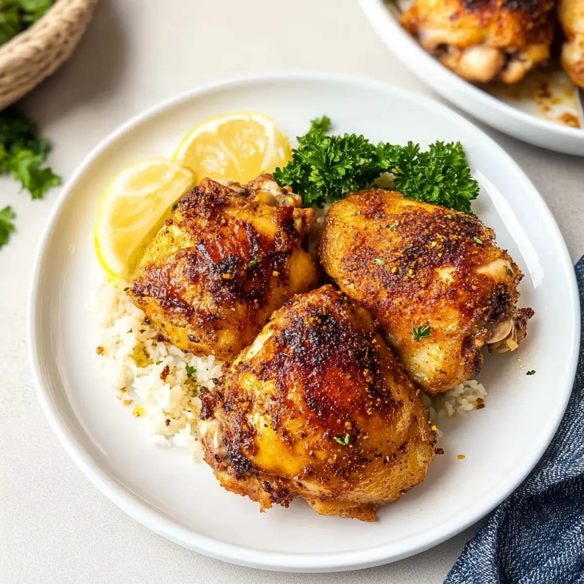 Air Fryer Chicken Thighs