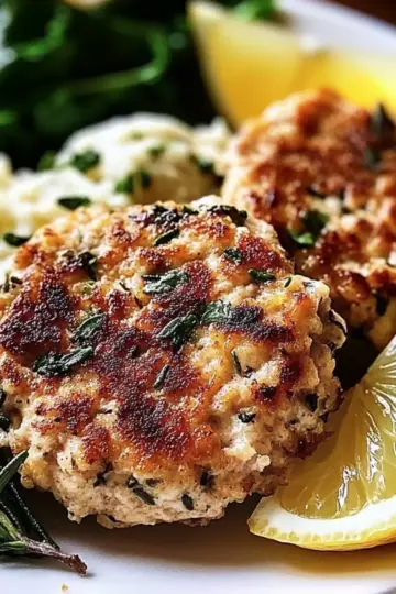 Rosemary Lemon Chicken Patties