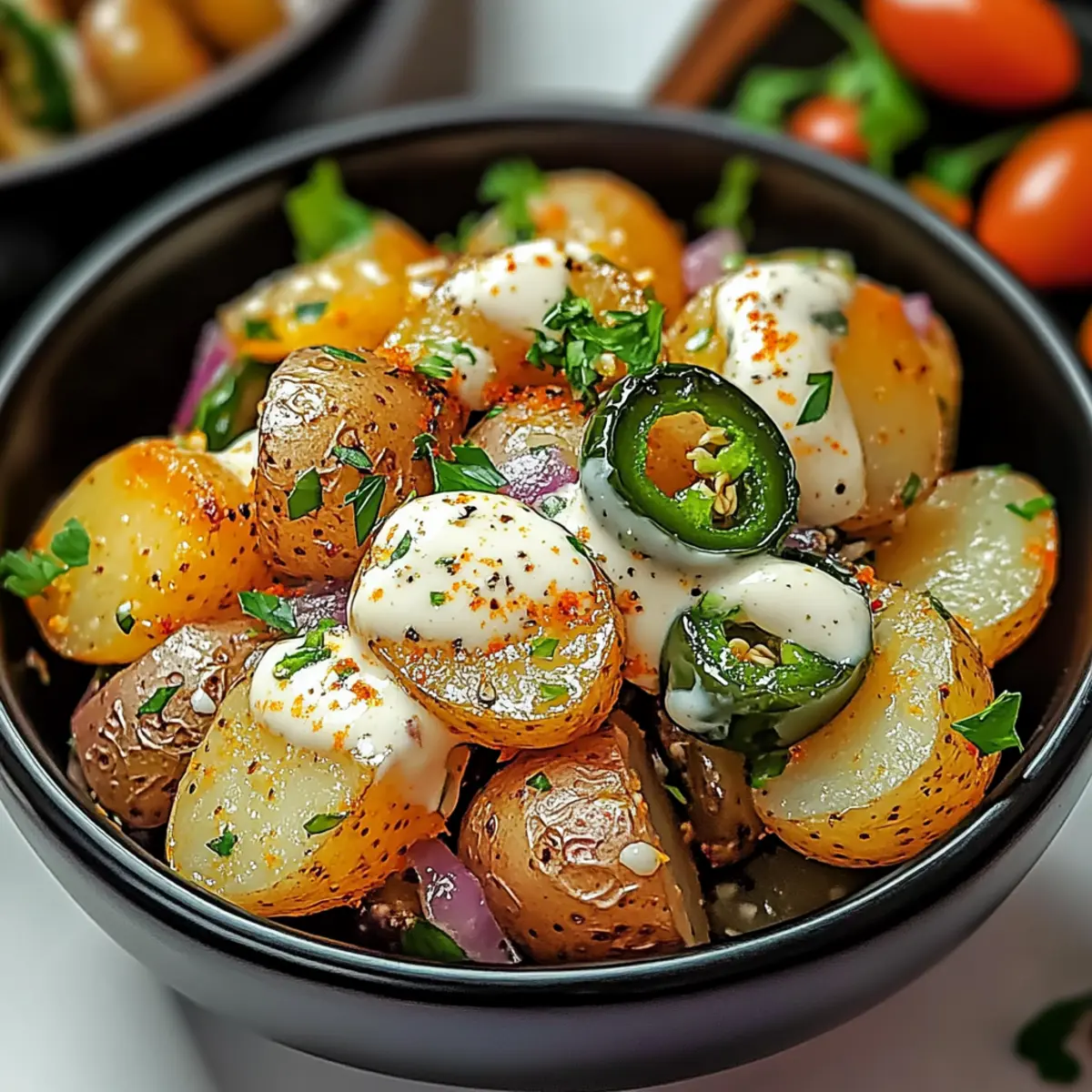 Jalapeño Popper Roasted Potato Salad