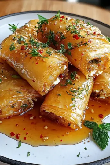 Oven Fried Feta Rolls
