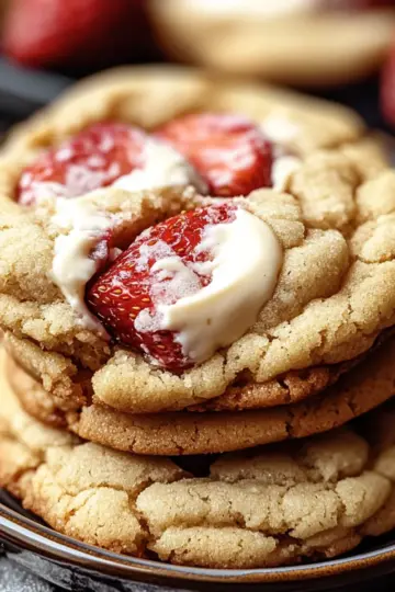 Strawberry Cheesecake Cookies