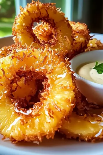 Rum-Soaked Fried Pineapple