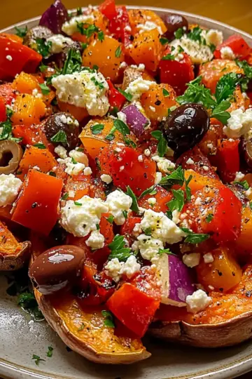 Mediterranean Sweet Potatoes