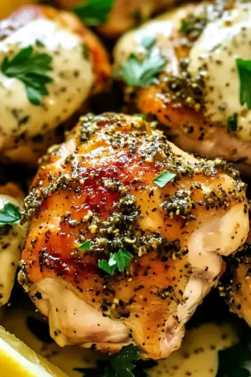 Baked Za’atar Chicken Thighs