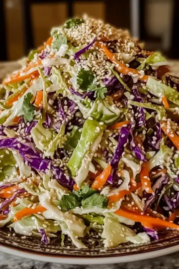 Crunchy Asian Cabbage Slaw