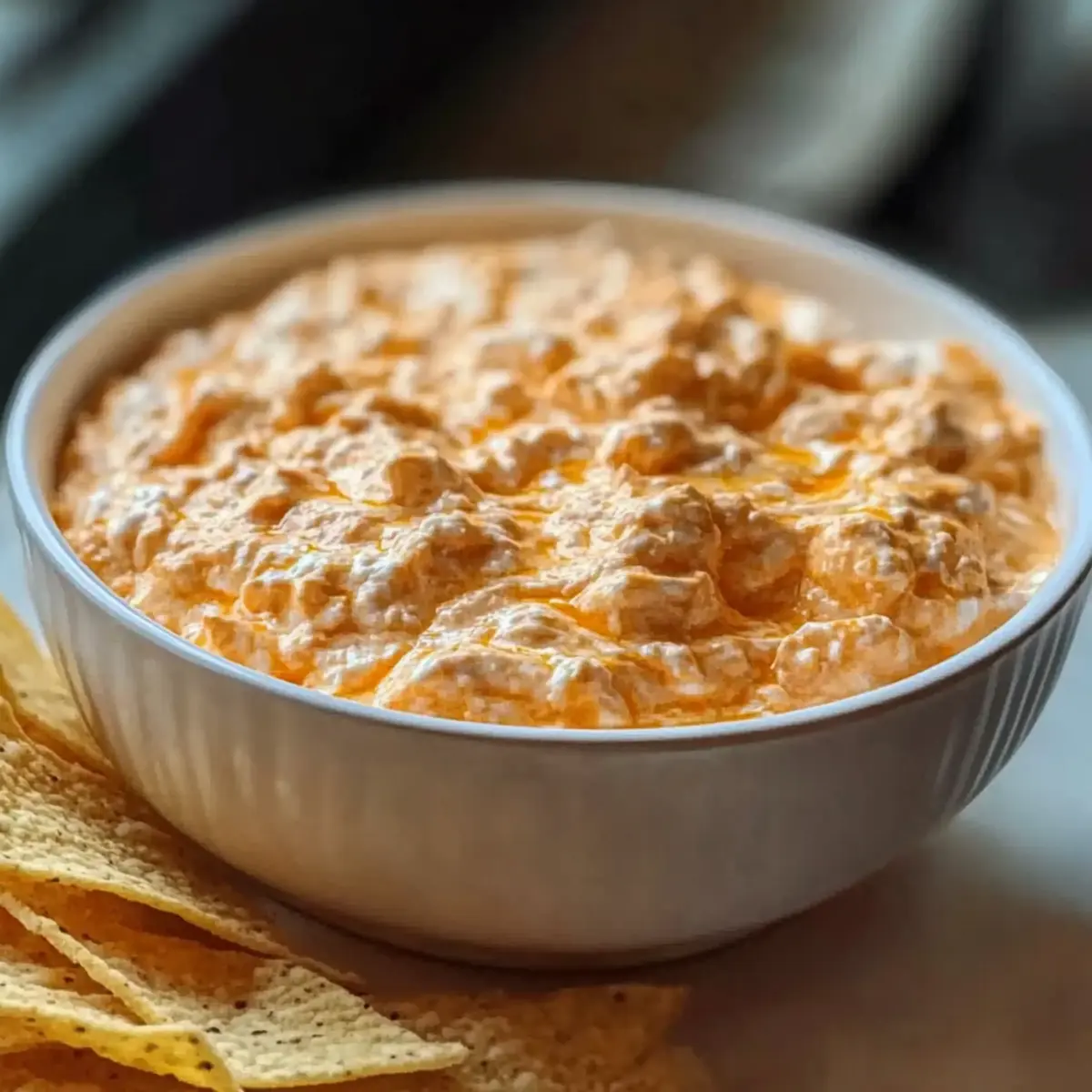 Cottage Cheese Buffalo Chicken Dip