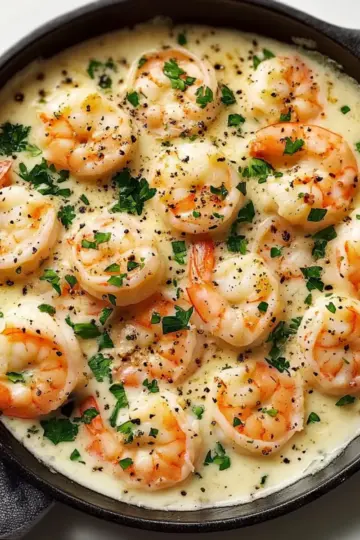 Creamy Garlic Shrimp Recipe