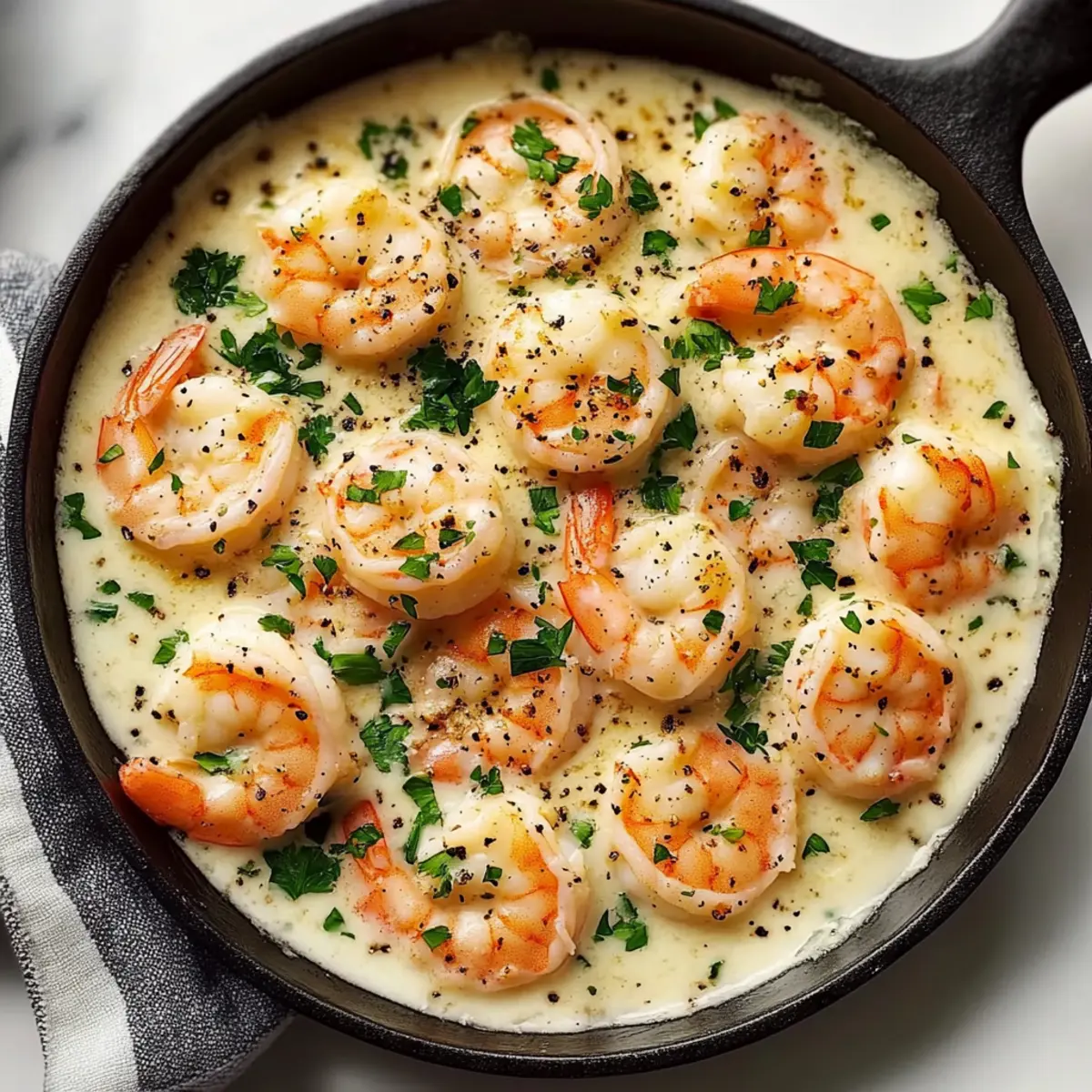 Creamy Garlic Shrimp Recipe