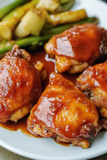 Baked BBQ Chicken Thighs