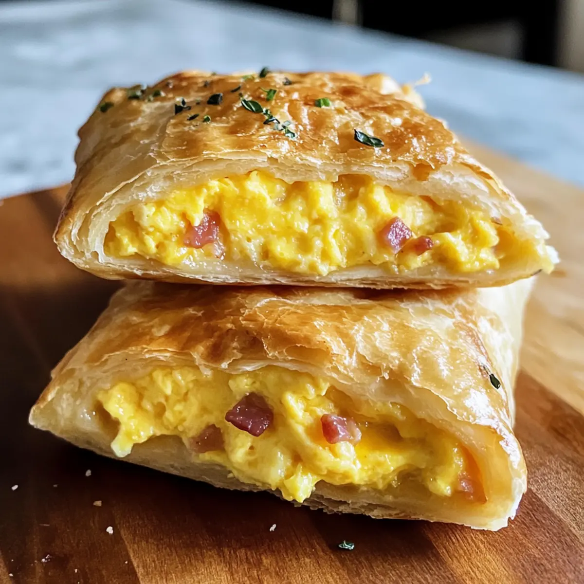 Sourdough Discard Breakfast Pockets